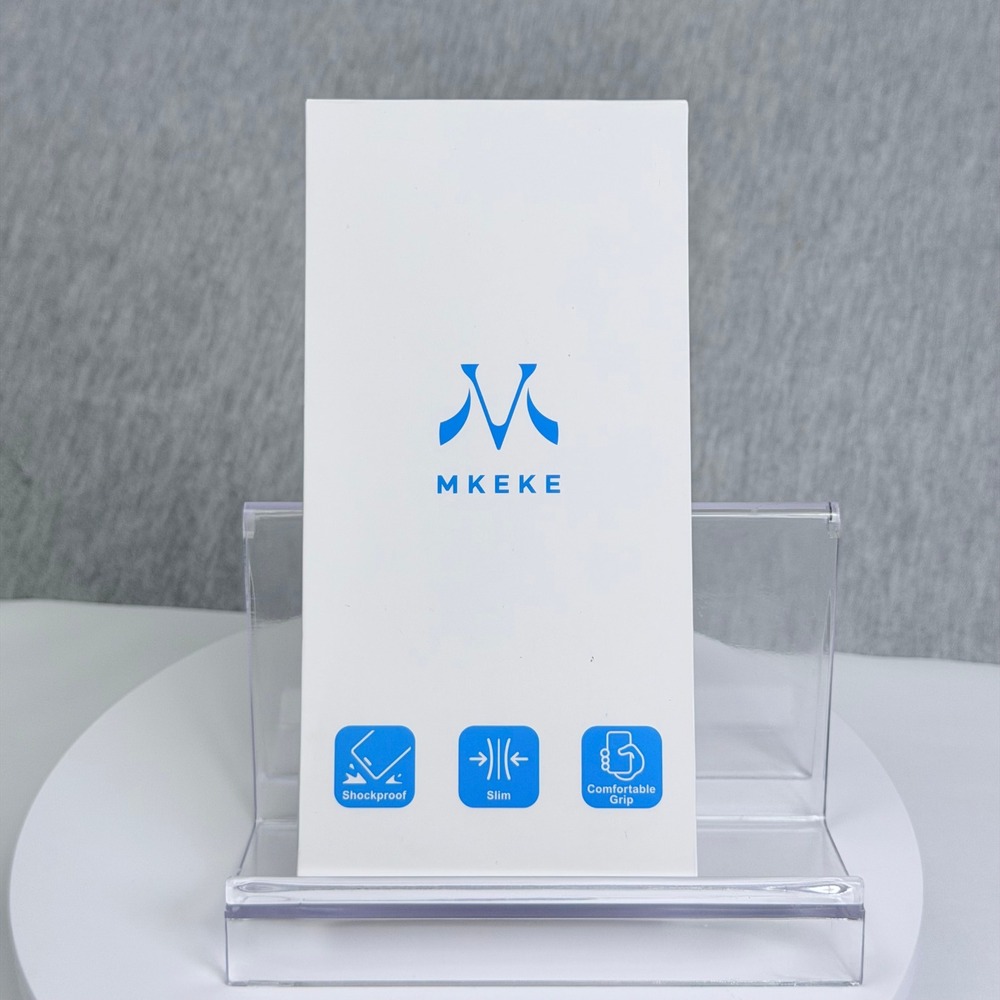 Mkeke iPhone 17 Pro Case Clear Shockproof Slim Protective Cover K27-17P